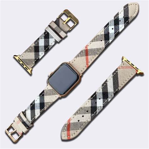 burberry watch strap apple|authentic Burberry Apple Watch band.